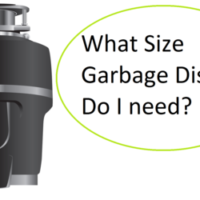 what size garbage disposal do I need